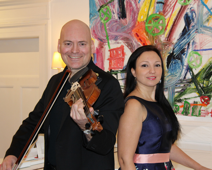 Geiger Florian Meierott mit Pianistin Tatjana Hubert